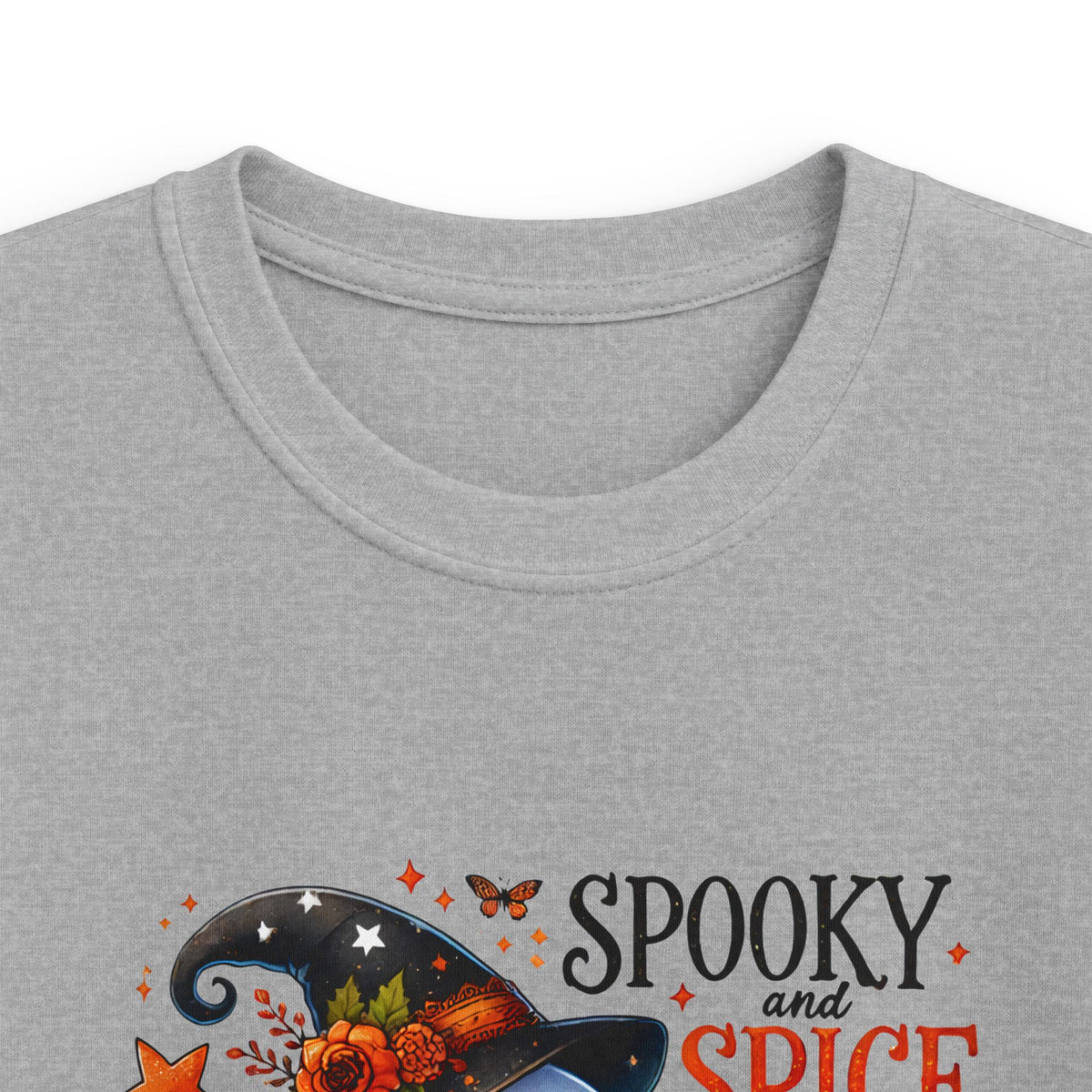 Kids Halloween Tee — "Spooky, Spice & Everything Nice" Ghost Pumpkin Shirt