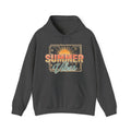 Summer Vibes Hoodie — Retro Sunset Graphic Pullover