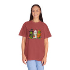 Halloween Trio T-Shirt — Cute Witch, Ghost & Pumpkin Costume Tee