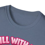 T-Shirt — Cute Kawaii Pickle Jar Design "Dill With It! Pickle Time!" | Funny Foodie Tee