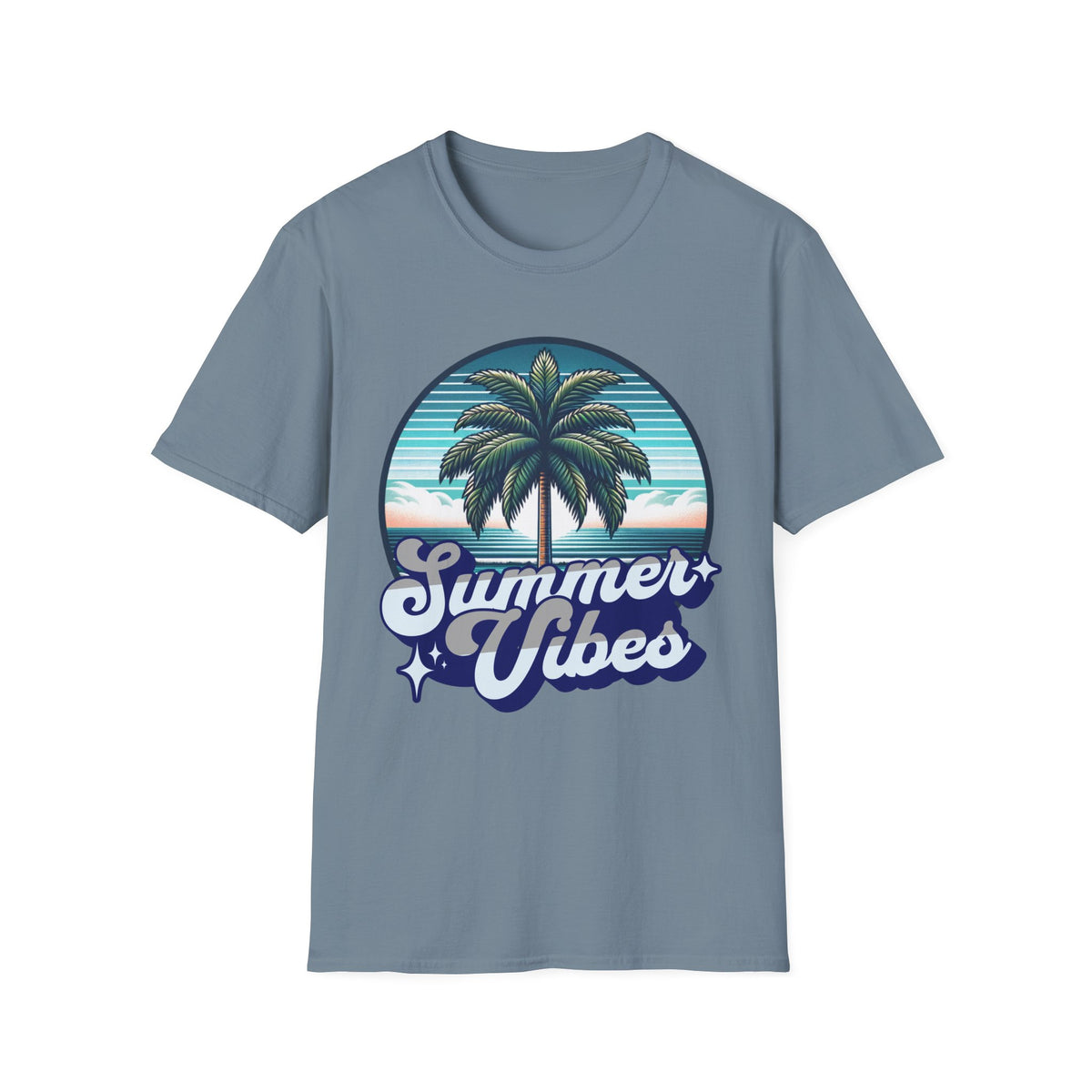 Summer Vibes Palm Tree T-Shirt