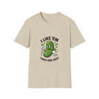 I Like 'Em Pickle T-Shirt — Cute Cartoon Pickle Graphic Tee
