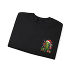 Christmas Cactus Sweatshirt — Cute Santa Hat Holiday Crewneck
