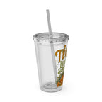 Tequila Lime & Sunshine 16oz Tumbler with Straw