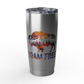 20oz Tumbler — Roaming Free Buffalo Mountain Travel Mug