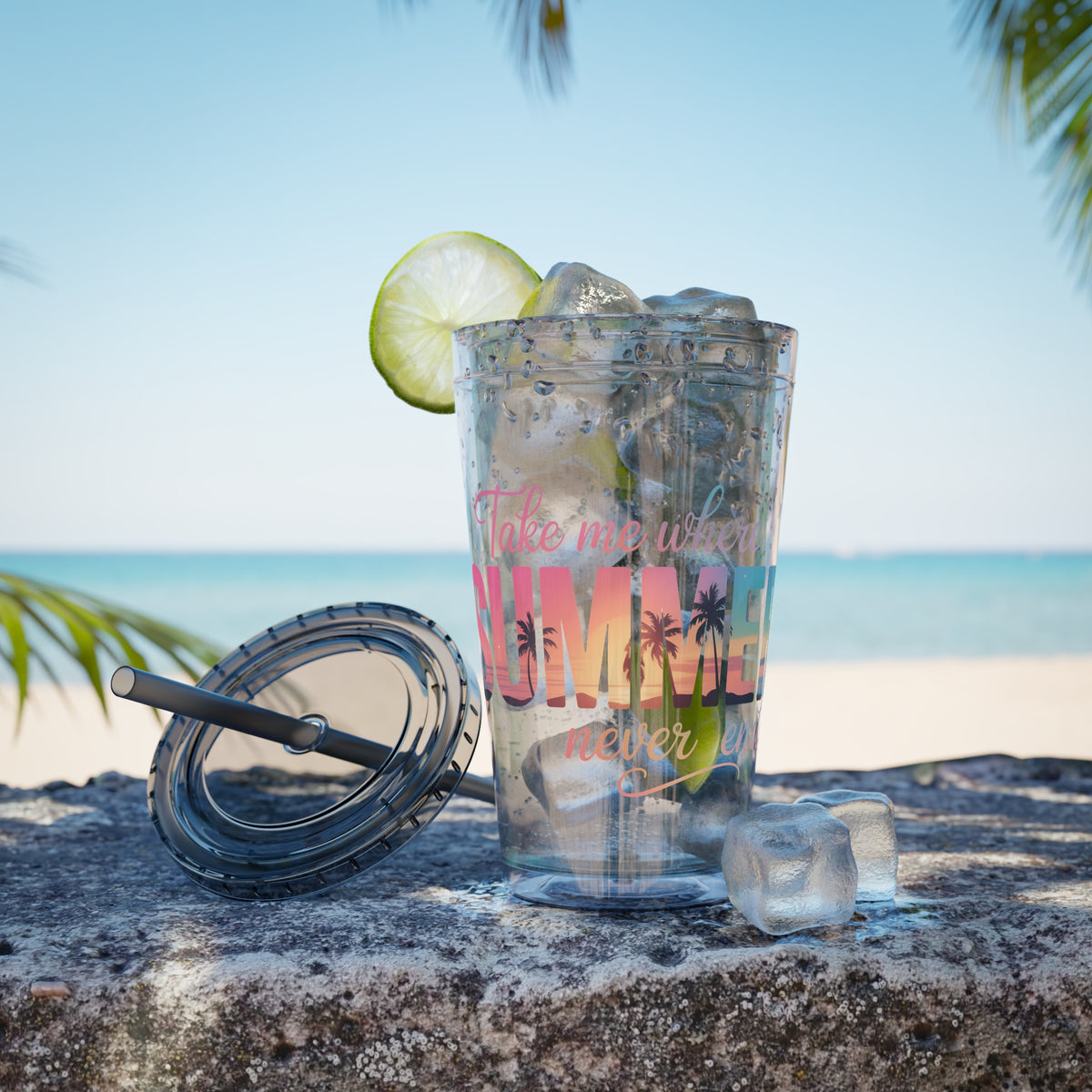 Smaller - 'Take Me Where Summer Never Ends' Beach Design