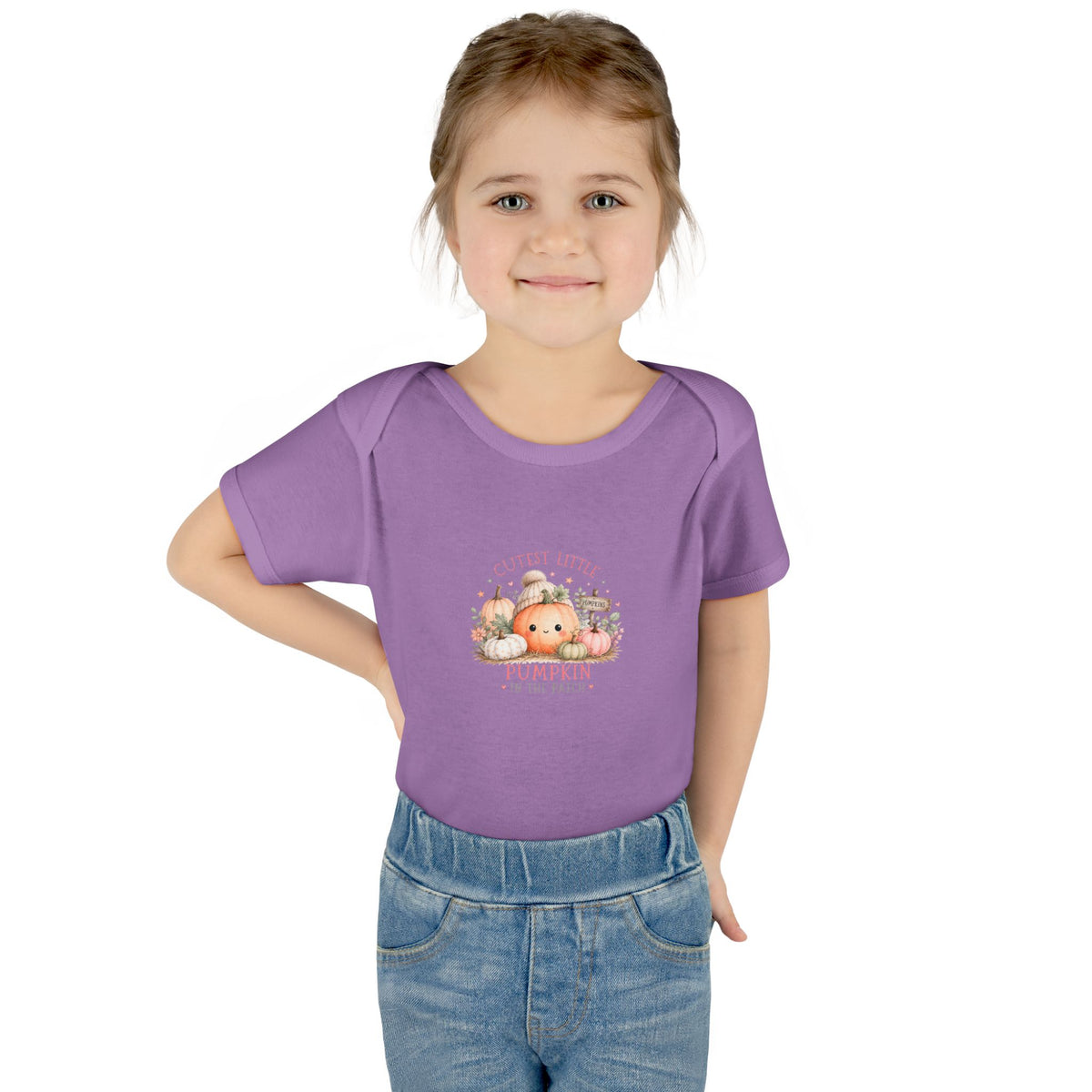Cute Pumpkin Baby Bodysuit - 'Little Pumpkin' Fall Infant Onesie
