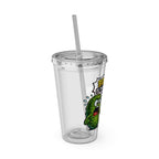 Funny Pickle Tumbler 16oz with Straw — “Bruh! Is That You?” Graphic Cup
