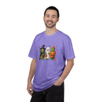 Halloween Trio T-Shirt — Cute Witch, Ghost & Pumpkin Costume Tee