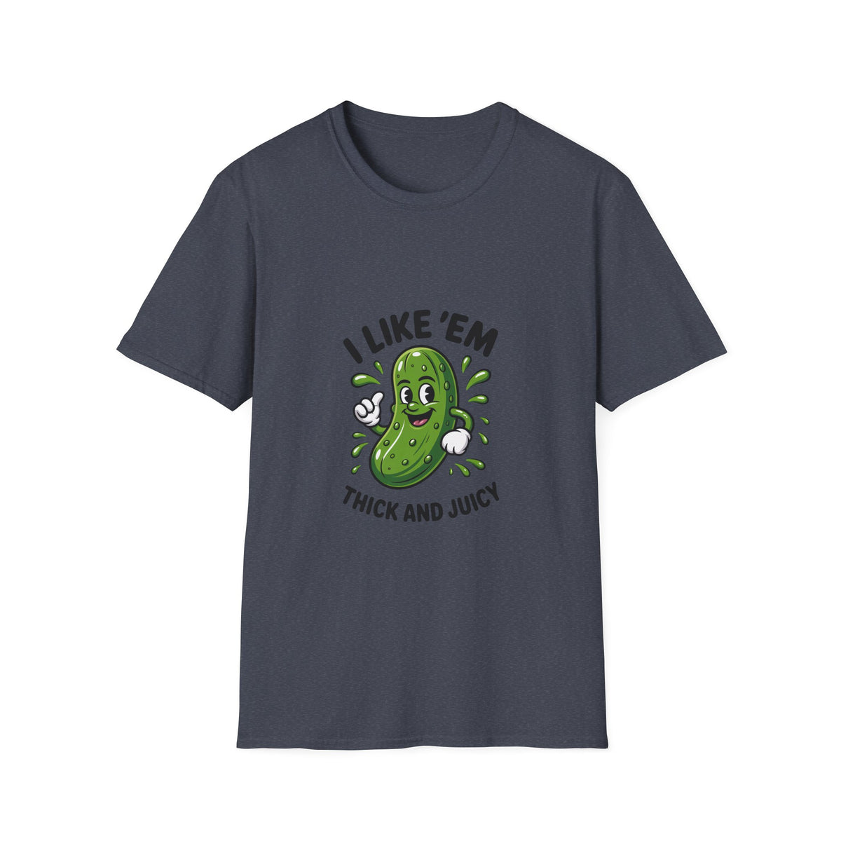 I Like 'Em Pickle T-Shirt — Cute Cartoon Pickle Graphic Tee