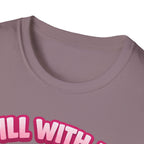 T-Shirt — Cute Kawaii Pickle Jar Design "Dill With It! Pickle Time!" | Funny Foodie Tee