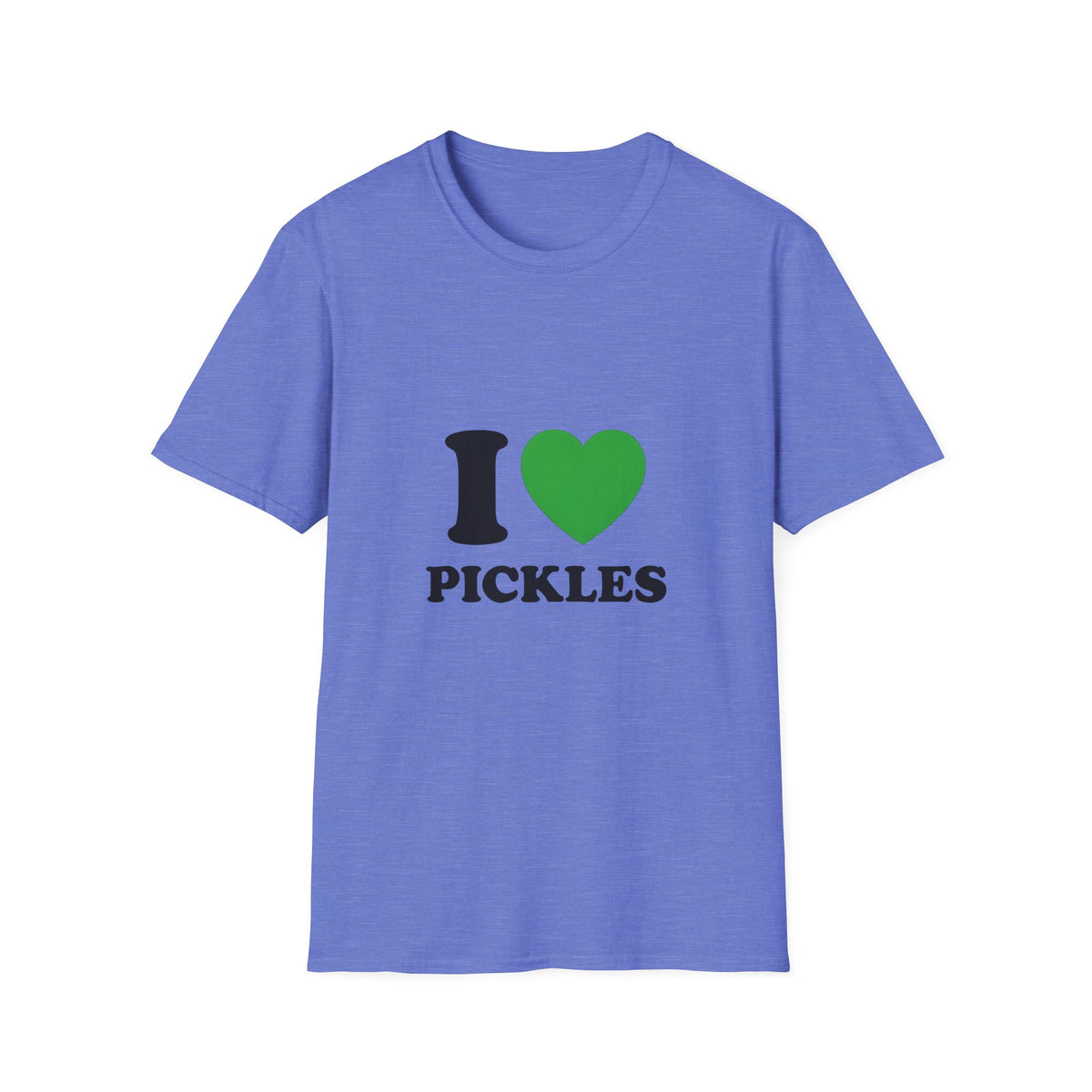T-Shirt — "I  Pickles" Graphic Tee (Green Heart)