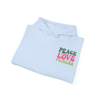Peace Love Pickles Hoodie — Retro Groovy Graphic Hoodie