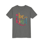 Kids Tee — 'Be Kind' Colorful Heart Graphic