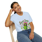Sweet Sassy Pickle T-Shirt — "Sweet, Sassy & Pickle Obsessed" Cute Cactus/Pickle Graphic Tee