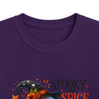 Kids Halloween Tee — "Spooky, Spice & Everything Nice" Ghost Pumpkin Shirt