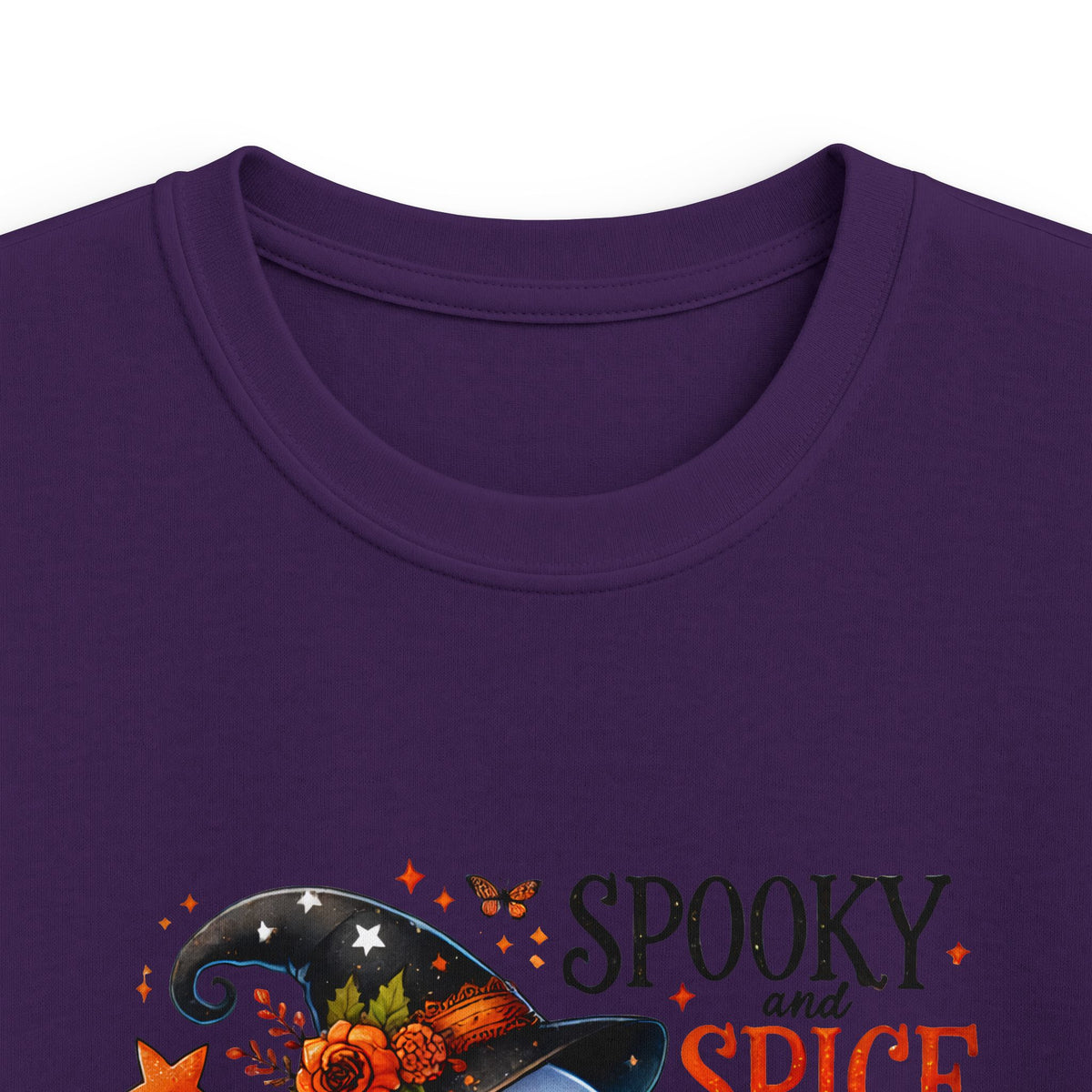 Kids Halloween Tee — "Spooky, Spice & Everything Nice" Ghost Pumpkin Shirt