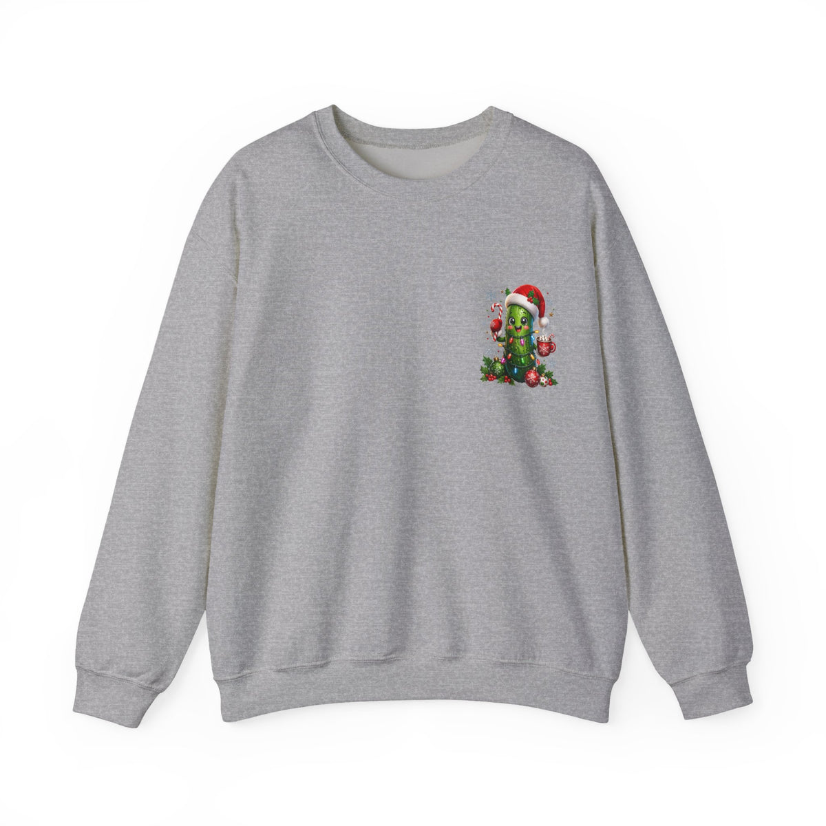 Christmas Cactus Sweatshirt — Cute Santa Hat Holiday Crewneck