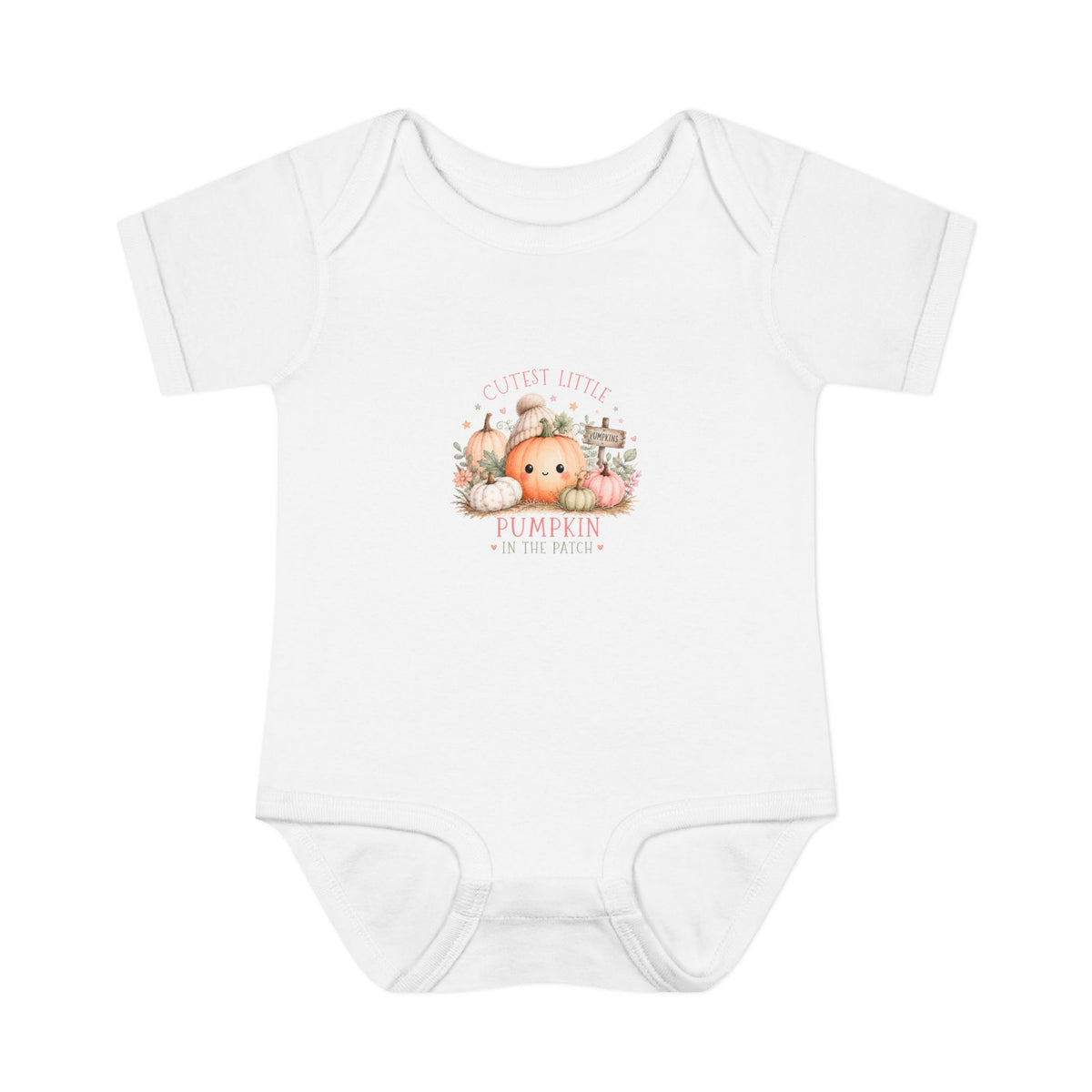 Cute Pumpkin Baby Bodysuit - 'Little Pumpkin' Fall Infant Onesie