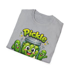 Pickle Time T-Shirt — Cute Cartoon Pickle Jar Graphic Tee
