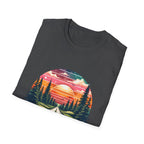 Country Roads Sunset T-Shirt — 'Country Roads Take Me Home' Retro Nature Tee