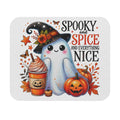 Spooky and Spice Mouse Pad — Cute Halloween Ghost Pumpkin Design
