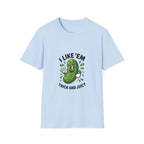 I Like 'Em Pickle T-Shirt — Cute Cartoon Pickle Graphic Tee