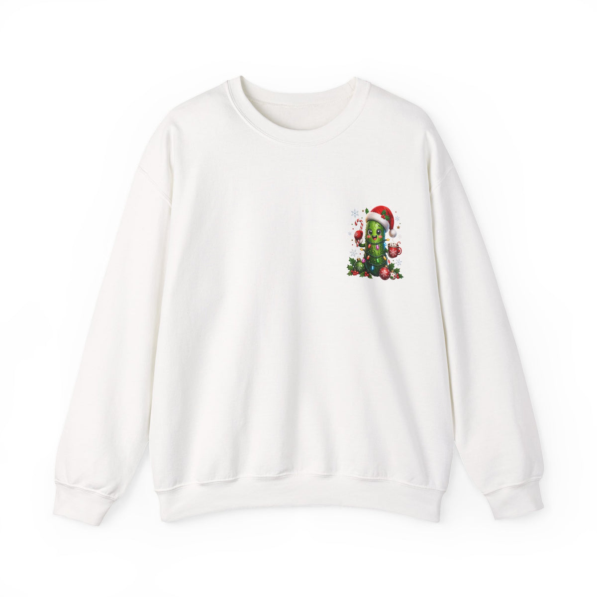 Christmas Cactus Sweatshirt — Cute Santa Hat Holiday Crewneck