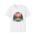 Country Roads Sunset T-Shirt — 'Country Roads Take Me Home' Retro Nature Tee