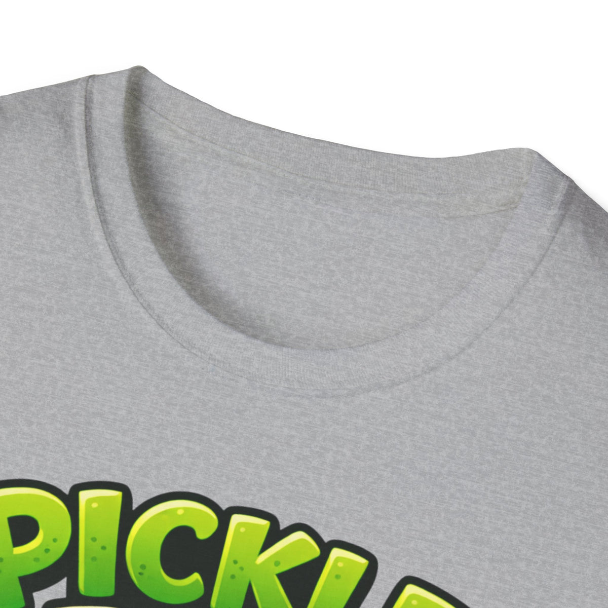 Adult Unisex Pickle Time T-Shirt — Cute Cartoon Pickle Jar Tee