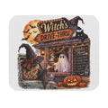 Witch's Drive-Thru Halloween Mouse Pad — Cute Spooky Ghost & Pumpkin Desk Mat