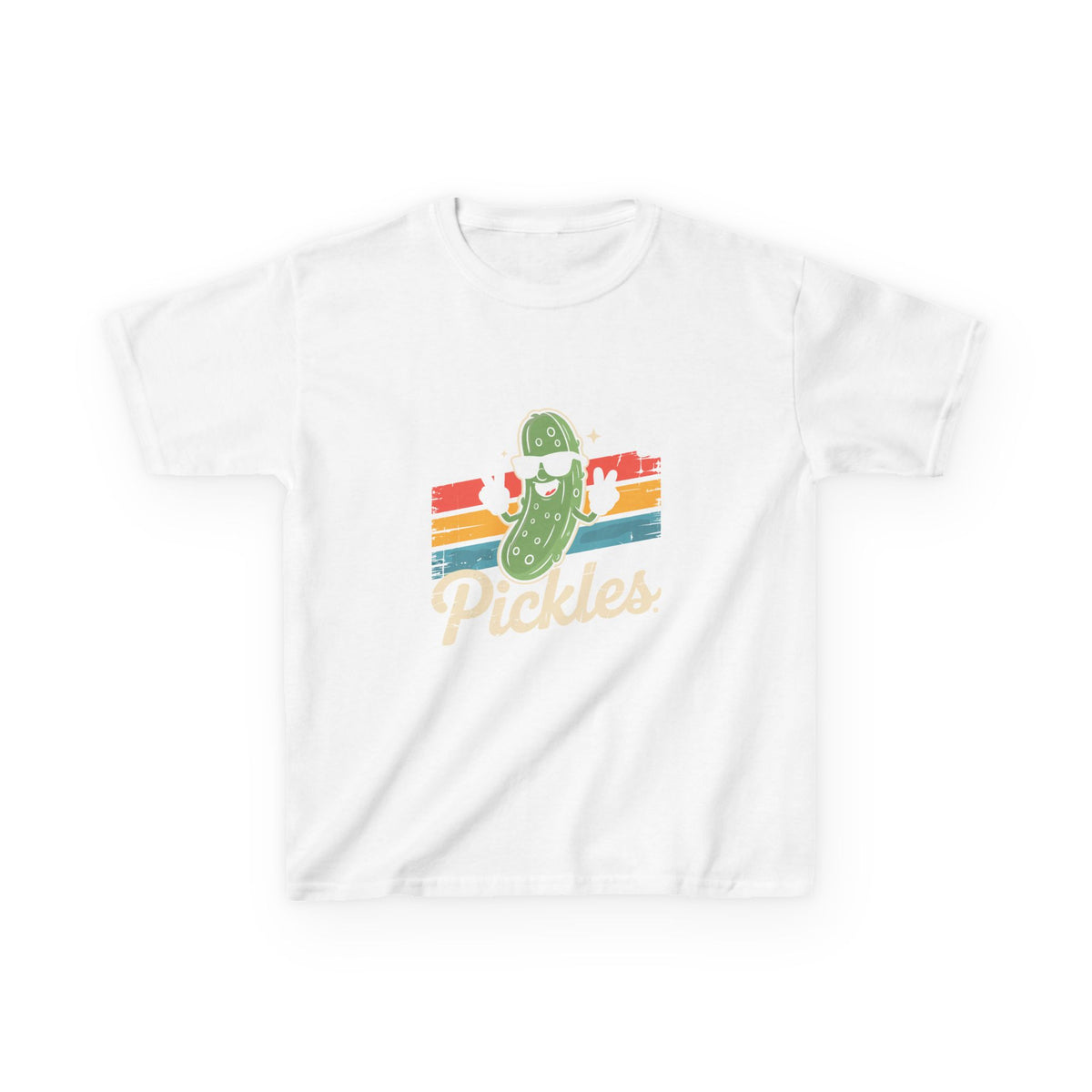 Kids Tee - "Just A Boy Who Loves Pickles" Retro Pickle Graphic