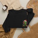 Christmas Cactus Sweatshirt — Cute Santa Hat Holiday Crewneck