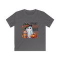 Kids Halloween Tee — "Spooky, Spice & Everything Nice" Ghost Pumpkin Shirt