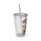 Pickle Time Tumbler with Straw — Cute 'Dill With It' 16oz Cold Cup