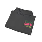 Peace Love Pickles Hoodie — Retro Groovy Graphic Hoodie