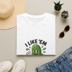 I Like 'Em Pickle T-Shirt — Cute Cartoon Pickle Graphic Tee