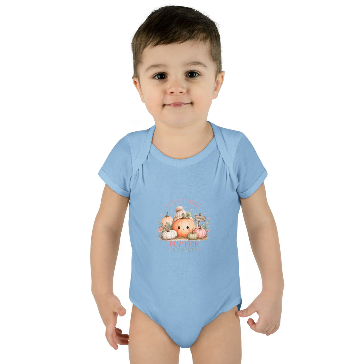 Cute Pumpkin Baby Bodysuit - 'Little Pumpkin' Fall Infant Onesie