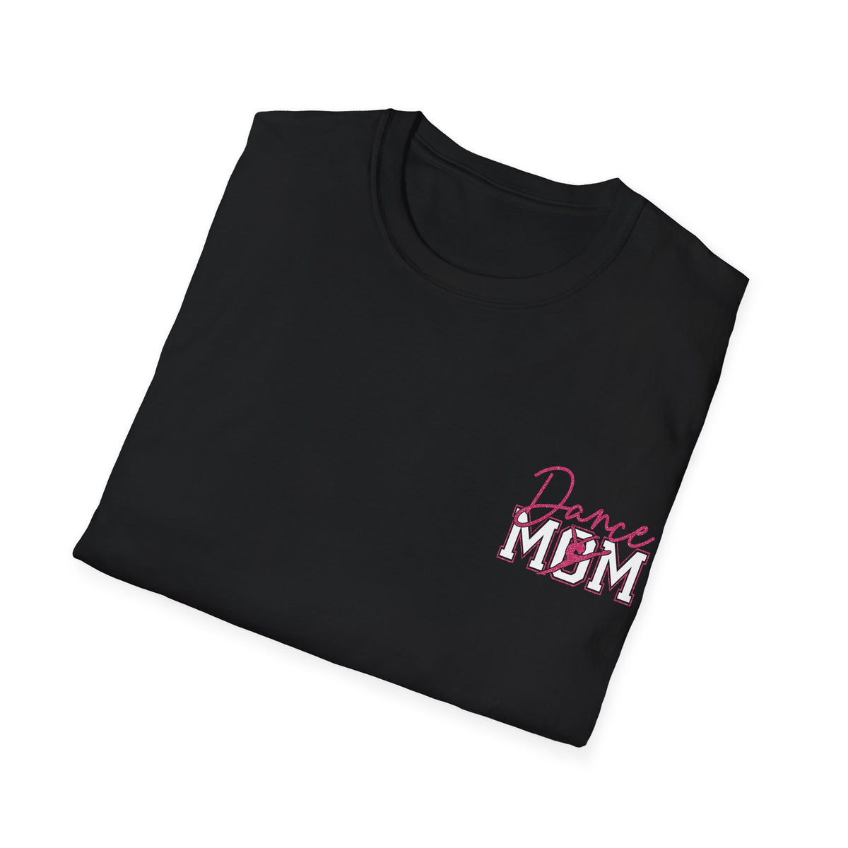 Dance Mom T-Shirt — Pink Script Dance MOM Tee