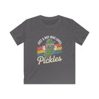 Kids Tee — Retro Dancing Pickle "Pickles" Shirt