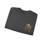 Christmas Cactus Sweatshirt — Cute Santa Hat Holiday Crewneck