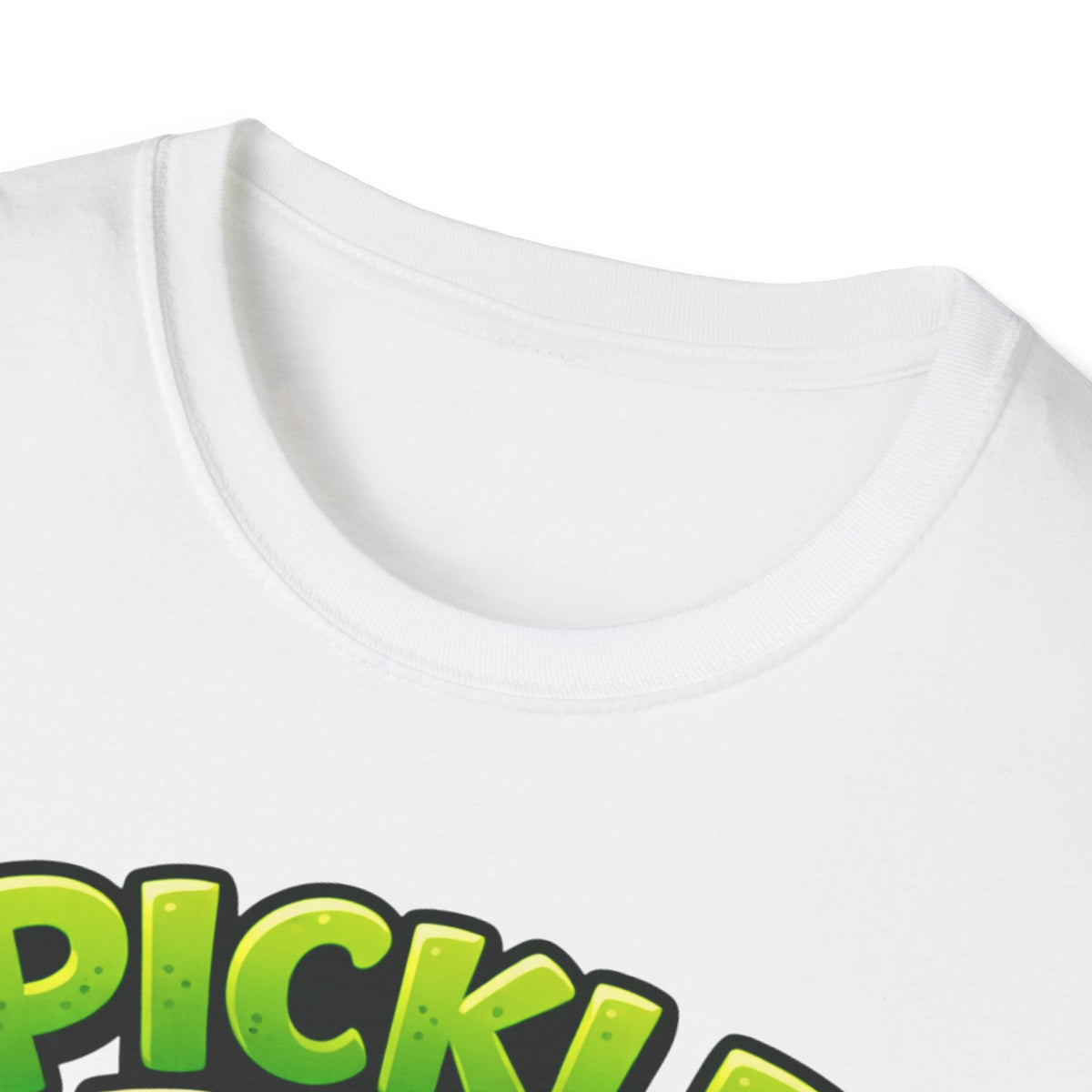 Adult Unisex Pickle Time T-Shirt — Cute Cartoon Pickle Jar Tee