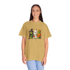 Halloween Trio T-Shirt — Cute Witch, Ghost & Pumpkin Costume Tee