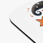 Spooky and Spice Mouse Pad — Cute Halloween Ghost Pumpkin Design