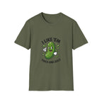 I Like 'Em Pickle T-Shirt — Cute Cartoon Pickle Graphic Tee