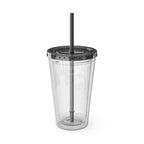 Tequila Lime & Sunshine 16oz Tumbler with Straw