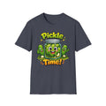 Pickle Time T-Shirt — Cute Cartoon Pickle Jar Graphic Tee