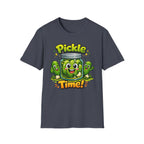 Pickle Time T-Shirt — Cute Cartoon Pickle Jar Graphic Tee