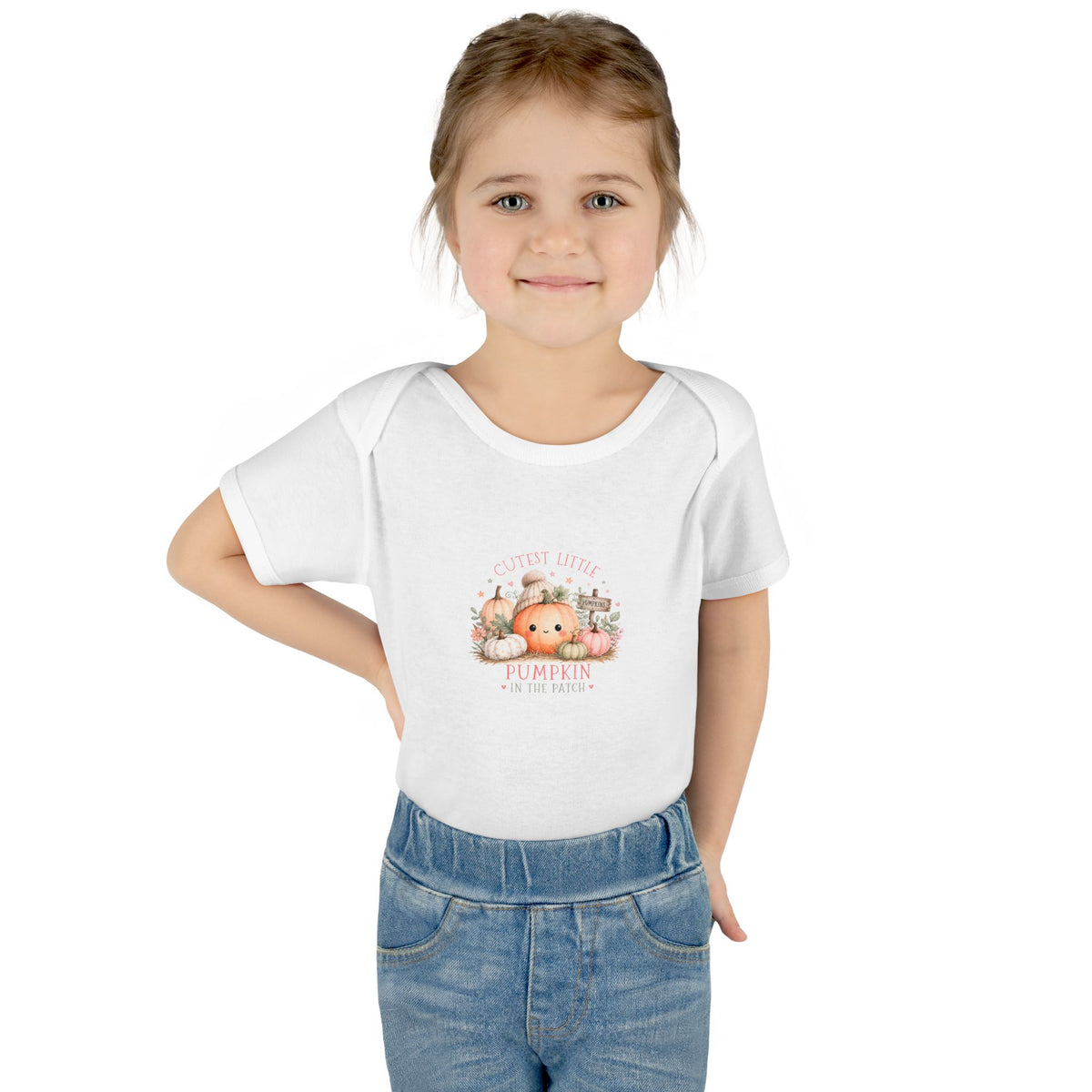 Cute Pumpkin Baby Bodysuit - 'Little Pumpkin' Fall Infant Onesie