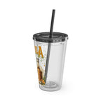 Tequila Lime & Sunshine 16oz Tumbler with Straw